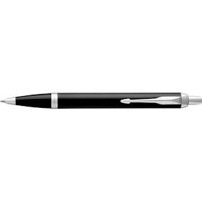 Balpen Parker IM, Matte Black CT, blauwe inkt
