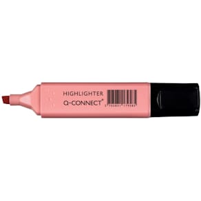 Textmarker Q-CONNECT, pastellpink