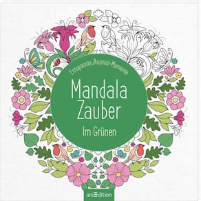 Malbuch ARS EDITION Im Grünen, 40 Blatt, bunt