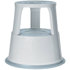 Rollhocker WEDO Metall, lichtgrau (RAL 7035)