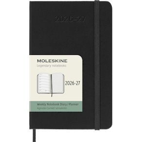 Classic Hard 18M 26/27 Week Note Pocket Svart