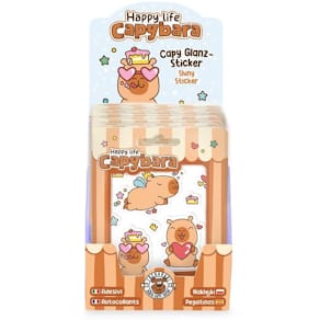 Sticker Set TRENDHAUS, 26-tlg., Capybara, sortiert