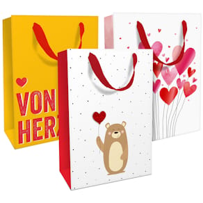 Geschenktragetasche BRAUN+COMPANY Love, 12 St.