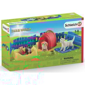Spielzeugfigur SCHLEICH Welpenstube, 15 x 14 x 5 cm