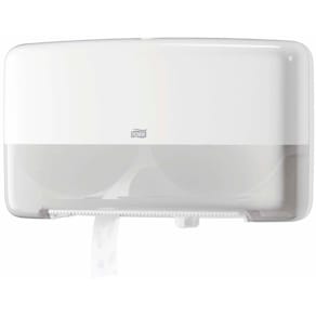 Toiletpapirdispenser Tork Twin til T2 mini jumbo, hvid