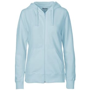 Hoodie zip NEUTRAL O83301 dam blå M