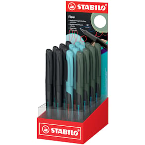Kugelschreiber-Display STABILO Flow, M, sortiert