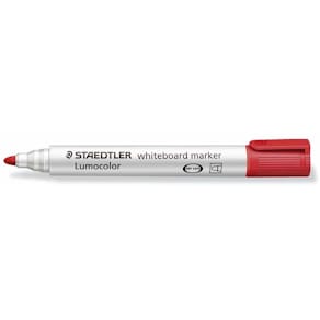 Whiteboardmarker STAEDTLER Lumocolor rund 2 mm, rød, DRY SAFE