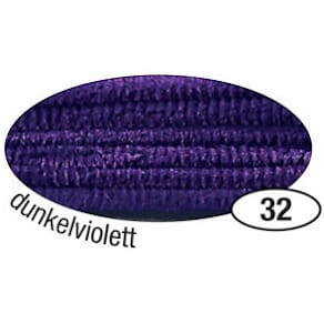 Chenilledraht Folia, 8 mm, 50 cm, 10 Stück, dunkelviolett