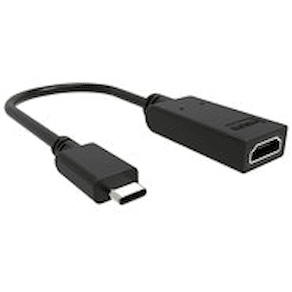 VISION - Videokort - USB-C hane till HDMI hona - svart - 4K60Hz