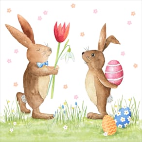 Motivserviette ATELIER, Oster-Motiv, 33 x 33 cm