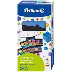 Farbkasten Pelikan ProColor, 24 St., schwarz/blau