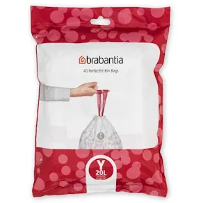 Insatspåse Y BRABANTIA 20L vit 40/fp