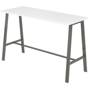 Stehtisch Hammerbacher Meeting Point A-Fuß 17, 175x68x104 cm, wei