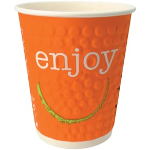 Drinkbeker karton, warme dranken, 200 ml, geassorteerde kleuren, 