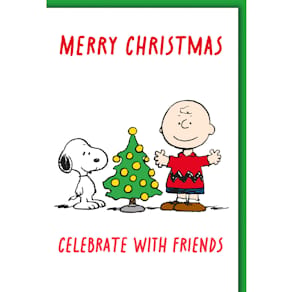 Weihnachtskarte Braun + Company Snoopy