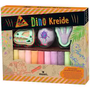 Straßenkreide MOSES Dino, 24+3 Stück, sortiert, ab 2 Jahren