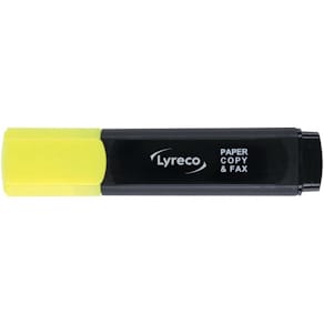 Överstrykningspenna LYRECO 2-5mm gul