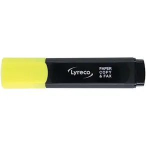 Överstrykningspenna LYRECO 2-5mm gul