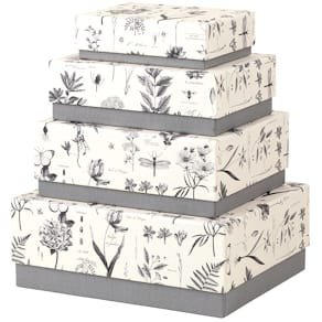 Geschenkkarton RÖSSLER Botanicals, 285x238x110 mm