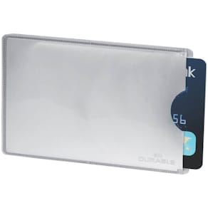 Kreditkartenhülle Durable RFID SECURE, 10 St., silber