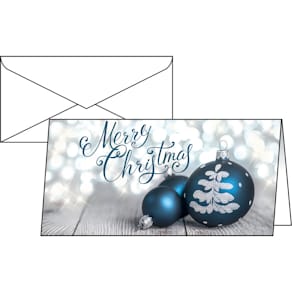 Weihnachtskarte Sigel Delightful Christmas, DIN lang, 25+25