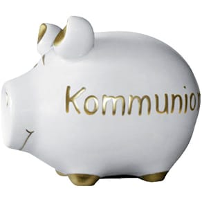 Spardose Kommunion, Schwein, klein