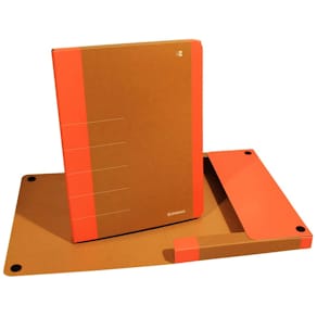 Heftbox DONAU Life-Serie, Karton, A4/3cm, neonorange
