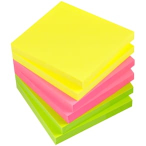 Notis Info Power 75x75 mm neon 6-pack