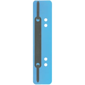 Heftstreifen Q-Connect PP, 34 x 150 mm, 25 Stück, hellblau