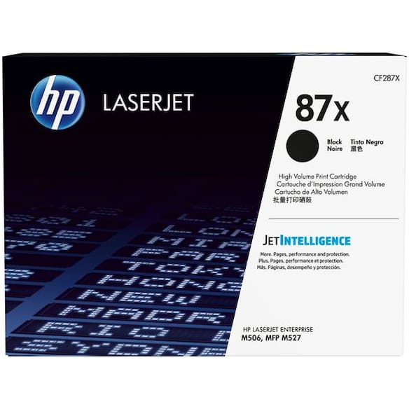 Toner HP CF287X 18K sort