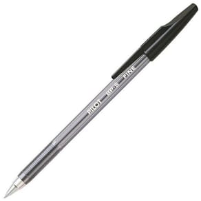 Bläckkulpenna PILOT BPS Svart, fine, 0.7mm, 12st