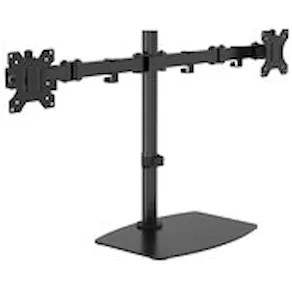 VISION Freestanding Dual Monitor Desk Stand - LIFETIME WARRANTY