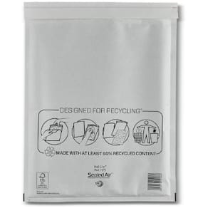 Bubbelpåse H/5 270x360mm vit 100/fp