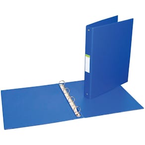 Ringmap Aurora, A4, 4 ringen 25 mm, PVC, blauw