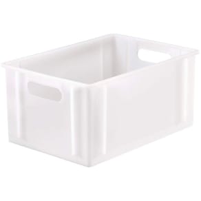 Plastkasse SmartStore transparent m. låg, 12,5L, 340x240x160mm