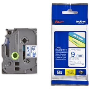 Brother TZe tape 9mmx8m blue/white