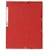 Snoddmapp EXACOMPTA FSC Presspan A4, 3-klaff, 250 ark, 400g, röd