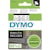 Tape Dymo D1, 6 mm, zwart op transparant