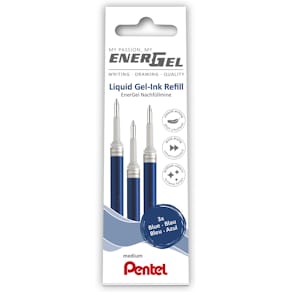 Refill Pentel EnerGel 0,35 mm blå LRN7-3C, 12 stk