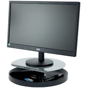 Monitorständer Kensington SmartFit, Organizer, drehbar, schwarz