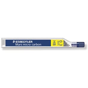 Reservstift Staedtler 0,3mm HB, 12 stift/tub, 12fp
