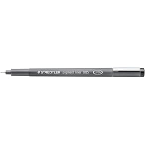 Fineliner pigment liner 0,05mm svart