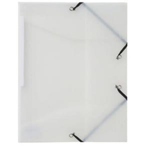 Gummibandsmapp LYRECO A4 PP 3-kl transp