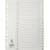 Tabbladen Q-CONNECT, A4, PP, 11-gaatsperforatie, met indexblad, 1