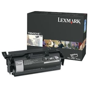 Toner LEXMARK T654X31E 36K svart