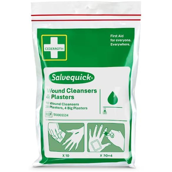 Plaster SALVEQUICK og sårvask(20+10)