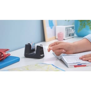Tischabroller tesa Easy Cut Smart ecoLogo, schwarz, inkl. 1 Rolle