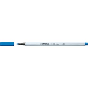 Faserschreiber STABILO Pen 68 brush, dunkelblau