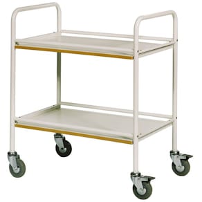 Rullbord Vit, 2 hyllplan, 750x500x900mm